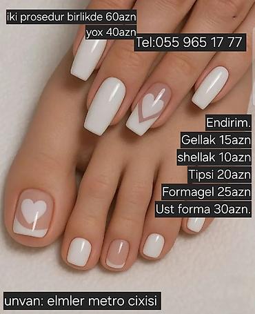 formagel nedir: Manikür və pedikür xidməti – gel lak və dizayn • Endirimli qiymətlər — 1