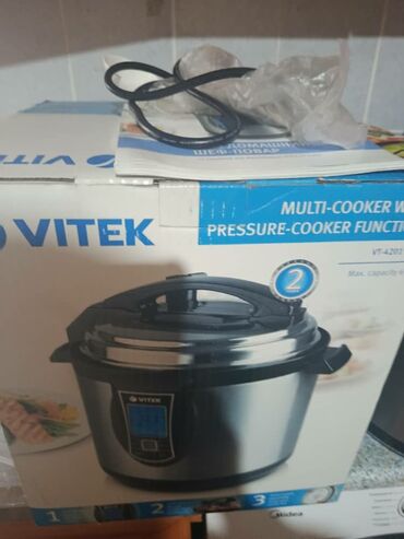 Мультиварки: Мультиварка-скороварка VITEK VT-4201 SR Описание и функции: -