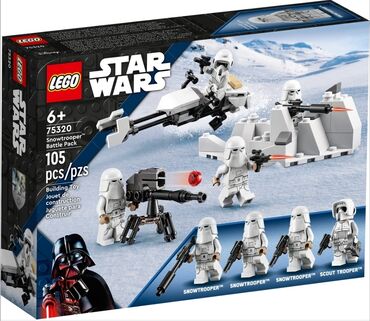 igrushki dlja detej 6 let dlja devochek: Lego Star ✨ Wars 75320 Боевой набор снежных пехотинцев 🤺