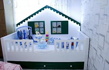 Oğlan və qız üçün, İşlənmiş, Çarpayı, Bazasız, Matras ilə, Siyirməli