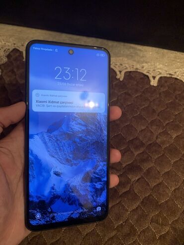 Redmi: Redmi Note 9S, 64 GB, rəng - Göy, Qırıq