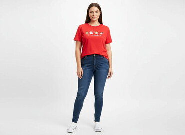 świąteczne koszulki dla rodziny: Shein, T-shirt damski, rozmiar XL