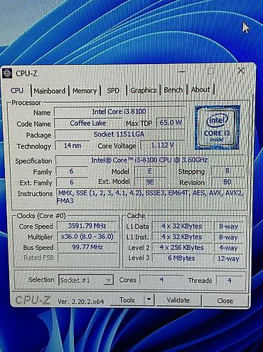 komputer windows 10: İşlək və yaxşı vəziyyətdə masaüstü kompüter satılır. Texniki — 9
