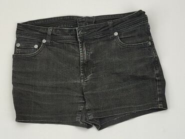 czarne krotkie legginsy: Krótkie Spodenki Damskie, XL (EU 42), stan - Dobry