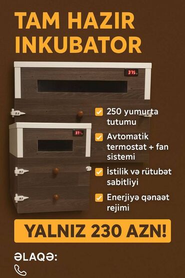 inkubator latoku: Azərbaycan, Bütün növ quşlaq üçün, Azərbaycan dilində təlimat