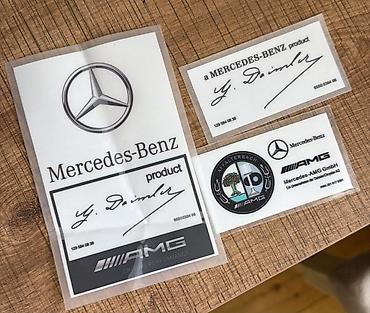 06 aksesuar: Mercedes-Benz və AMG etiketləri dəsti Məhsul tərkibi: - Böyük ölçülü — 1