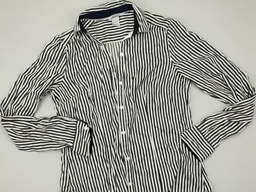 białe bluzki z krótkim rekawem: Сорочка жіноча, H&M, M, стан - Хороший
