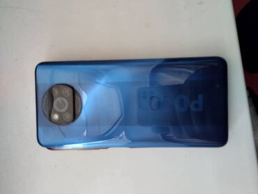 поко х3 nfc: Poco X3 NFC, Б/у, 128 ГБ, цвет - Голубой, 2 SIM