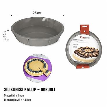 KMT silikonski kalup za tortu 2416144 Okrugli silikonski kalup na lalafo.rs KMT silikonski kalup za tortu 2416144 Okrugli silikonski kalup