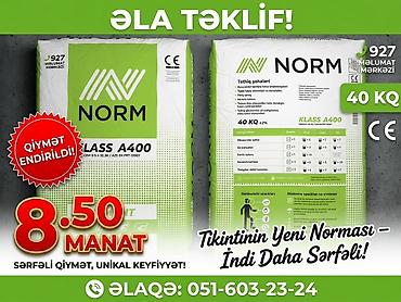 Norm Sement, A-klass, Kredit yoxdur, Ödənişli çatdırılma lalafo.az -da Norm Sement, A-klass, Kredit yoxdur, Ödənişli çatdırılma