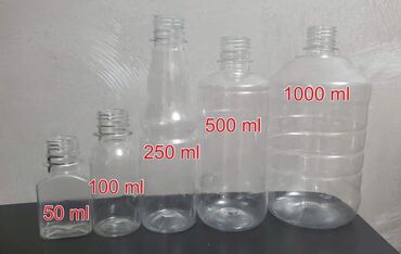 salat qablari: Plastik butulkalar Her ölçüde plastik butulkalar. 0.50 ml 100 ml 250