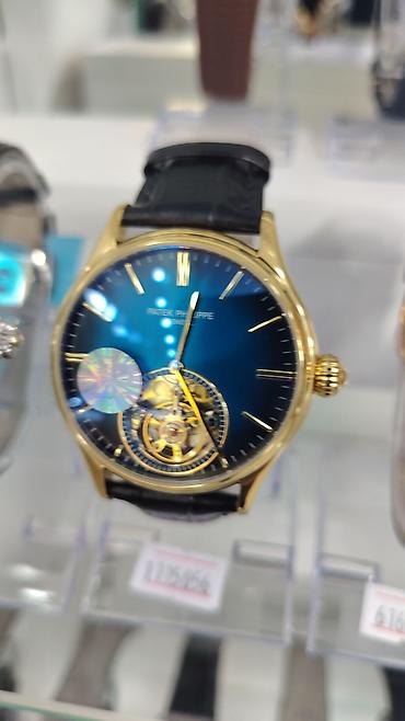 zarya saat: Patek Philippe üslubunda kişi qol saatı - Korpus rəngləri: qızılı — 1