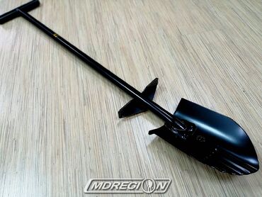 стальная труба: Лопата Extended Invader черная (сталь) Лопата с удлиненной ручкой и