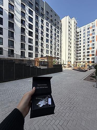 жк дем: 2 комнаты, 76 м², Кок-Жар ж/м Элитка, 9 этаж, ПСО (под самоотделку) — 7