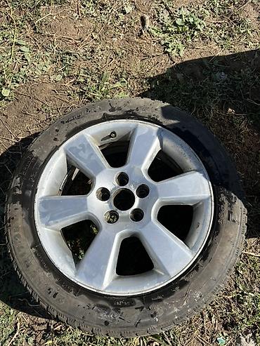 Шиналар жана дисктер: Дөңгөлөктөр монтажда 215 / 55 / R 17, Колдонулган, 1 даана, Жеңил унаалар, Куйма, тешиктери - 5 — 2