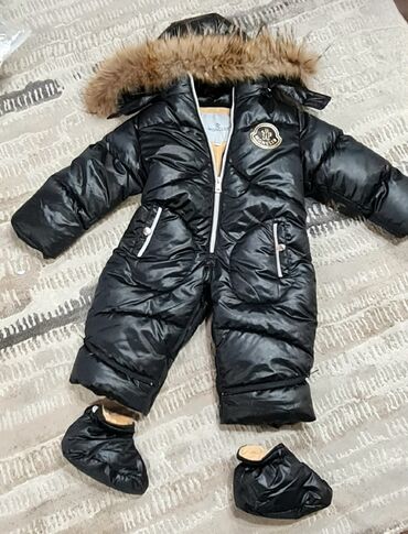 пальто 52: Детский комбинезон Moncler Размер 92см. 1,5-2 года Капюшон
