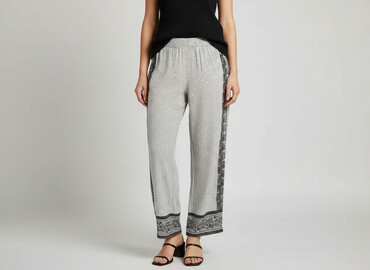 Women's Pants: Primark, Material trousers for women, size L