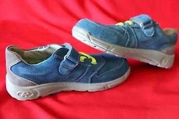 Patike: MUŠKE PLAVE DEČIJE PATIKE, KOŽA, BROJ 32 EU | Kvalitetne nove muške — 7