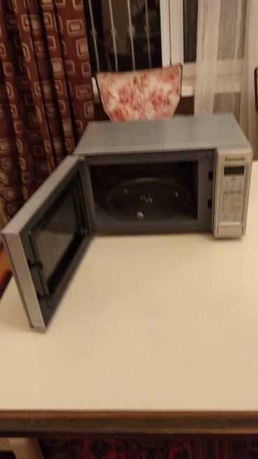 Микроволновки: Микроволновка Panasonic, Отдельностоящая, С микроволнами, цвет - Серый, Новый