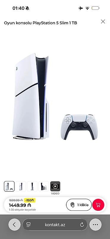 playstat: 🎮 PlayStation 5 satılır! Cəmi 3-4 gün əvvəl rəsmi Kontaktdan 1449 — 1