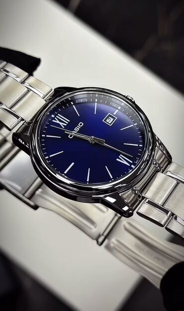 брендовые оригинальные часы: Классические наручные часы Casio - Кварцевый механизм с центральной