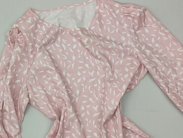 czarne bluzki z krótkim rękawem allegro: Women's blouse, size L (EU 40)