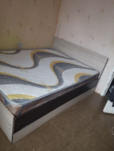 токмок кресло: Эки кишилик керебет, Without a mattress, Жыгач, узуну - 200170 см