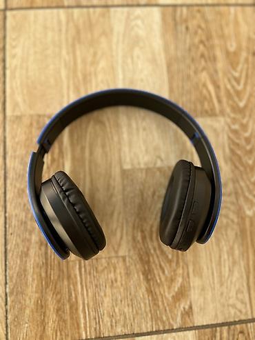 mini qulaqciq: Qatlanabilir Bluetooth qulaqlıq – mavi/qara — 1