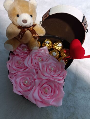 Konditorski proizvodi, slatkiši: Ručno izrađene slatke korpe/torte od čokoladica – idealne za — 24