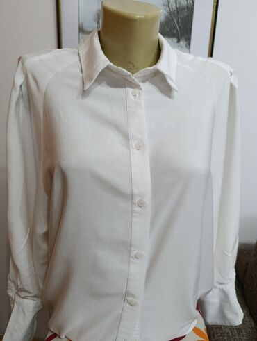 Bluze: Reserved, Jednobojni, bоја - Bela — 2