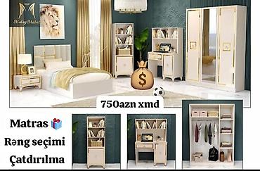 ucuz usaq mebelleri: Oğlan və qız üçün, Yeni, Təknəfərlik çarpayı — 1