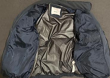 qiş: Bershka kişi puffı şişmə qış gödəkçəsi - Rəng: tünd boz/navy - Model — 3