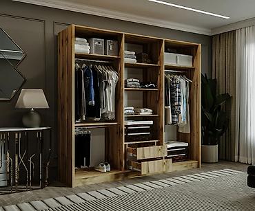 Шифоньеры, шкафы для одежды: Шифоньер, шкаф для одежды, Новый, Прямой, ЛДСП — 8