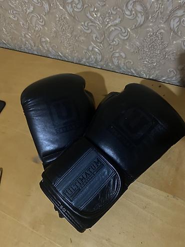 Спорт и отдых: Боксерские перчатки ULTIMATUM Boxing - Размер/вес: 16 oz (маркировка — 3