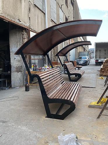 Скамейки: Скамейка Металл, Со спинкой — 10