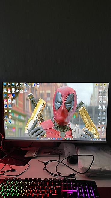 manitor alışı: HP 32inch 100 Hz ekran. 2 aydır alınıb. Karopkası ilə birlikdə içindən — 2