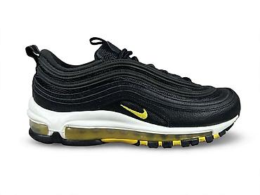 sapa u srcu: Nike Air Max 97 patike – crno/žuto izdanje - Gornjište: višeslojna — 1