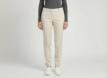 h m hello kitty spodnie: H&M, Material trousers for women, size S