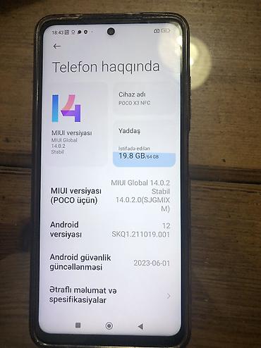 honor magic 5 256gb: Poco X3 NFC, 64 GB, rəng - Göy — 3
