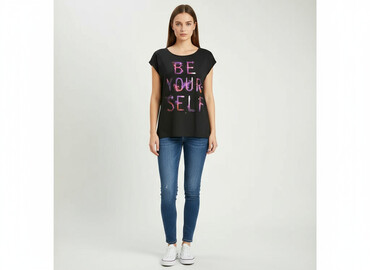 koszulka z napisem dzik: House, T-shirt damski, rozmiar S w lalafo.pl koszulka z napisem dzik: House, T-shirt damski, rozmiar S