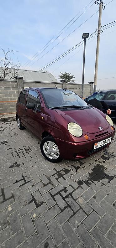 hongqi e qm5: Daewoo Matiz: 2007 г., 0.8 л, Механика, Бензин, Хэтчбэк — 2