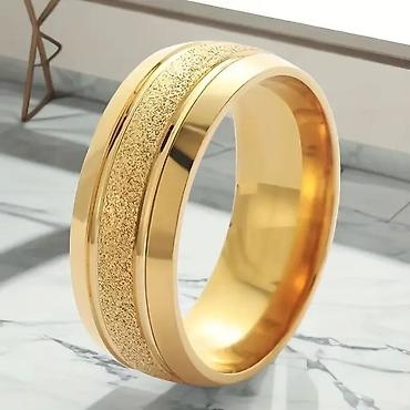 Setovi nakita: Zlatni prstenovi i komplet nakita – elegantan dizajn - Zlatni prsten — 7