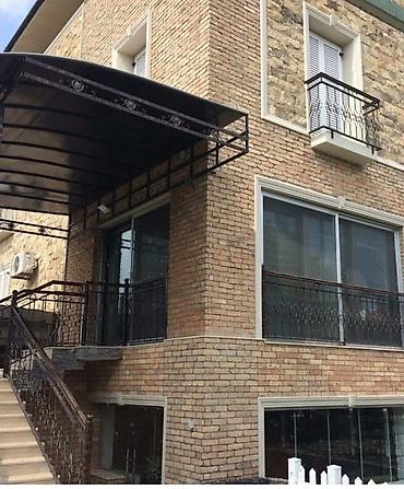 Fasad işləri: Kabançik travertin dekorativni daş usdasi — 12