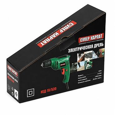 boş drel: SÜPER KARPAT KED-10/530 elektrikli dəlik açma aləti - Güc: 530 Vt - — 1