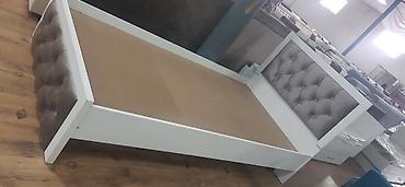 90: Кровать из российского ломинанта каркас железный размер 90×200 с — 2