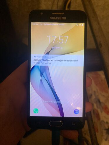 Samsung: Samsung Galaxy J5 Prime, 16 GB, rəng - Boz, Barmaq izi