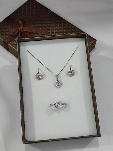 Серебряные наборы украшений: Набор украшений, Проба 925, Женские, Новый — 5