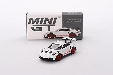 bmx rog: 🏁 Porsche 911 (992) GT3 RS White / Pyro Red – MiniGT 1:64 MiniGT — 1