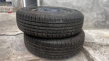 Disk təkərlər: 2 ədəd təkər və disk komplekti - Brend: Hankook - Ölçü: 185/75 R14 - — 1