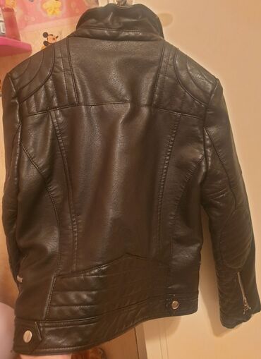 Jakne, kaputi i prsluci: ZARA kozna jakna bajkerka 11-12 godina 152 cm, girls biker jacket — 5